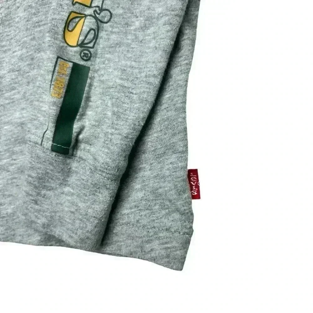 Levi’s Toddler Gray Long Sleeve Yellow & Green Lettering | Size 2T - Picture 6 of 6